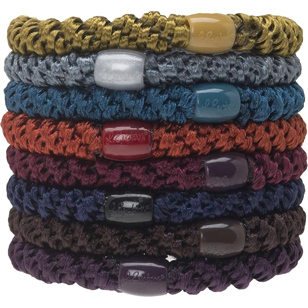 L. Erickson Grab & Go Pony Rohr Haargummis – 15 Stück, Weich, Elastisch, Ohne Metall, Für Schnelle Frisuren Unterwegs