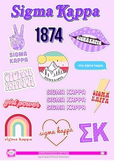 Sigma Kappa - Sticker Sheet - Girl Power