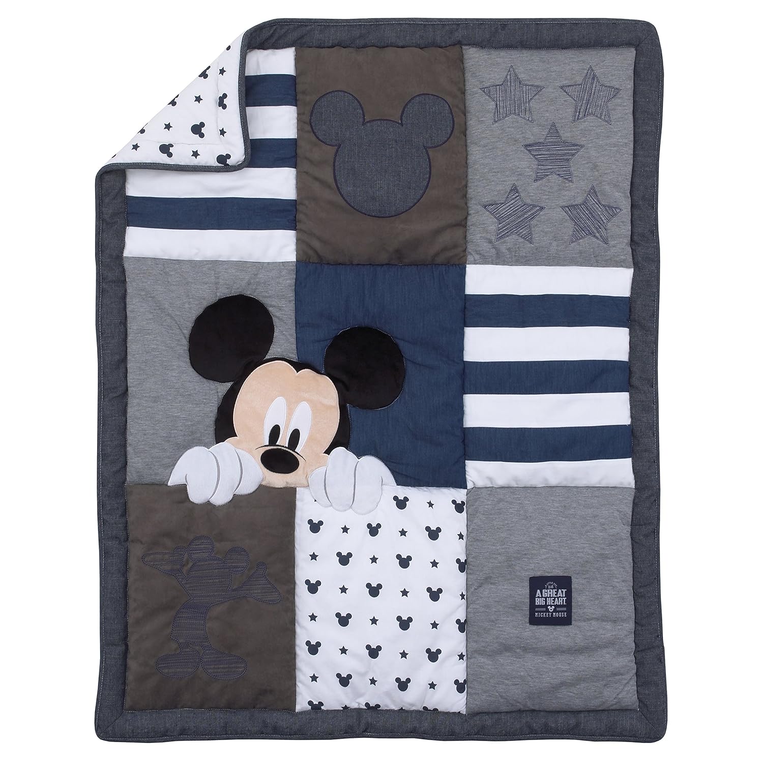 mickey mouse hello world bedding