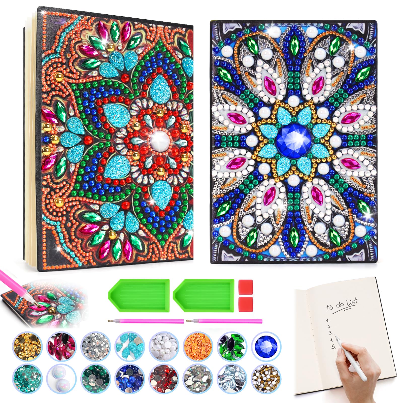Photo 1 of *** FOR PART** 
Micaracy Craft Kits for Kids Age 6-8-9-10, Presents for 5 7 11 12 Year Old Girls Notebook Diamond Art Painting Kit Arts and Crafts for Kids Toys for 5-10 Year Old Girl Gifts Diary