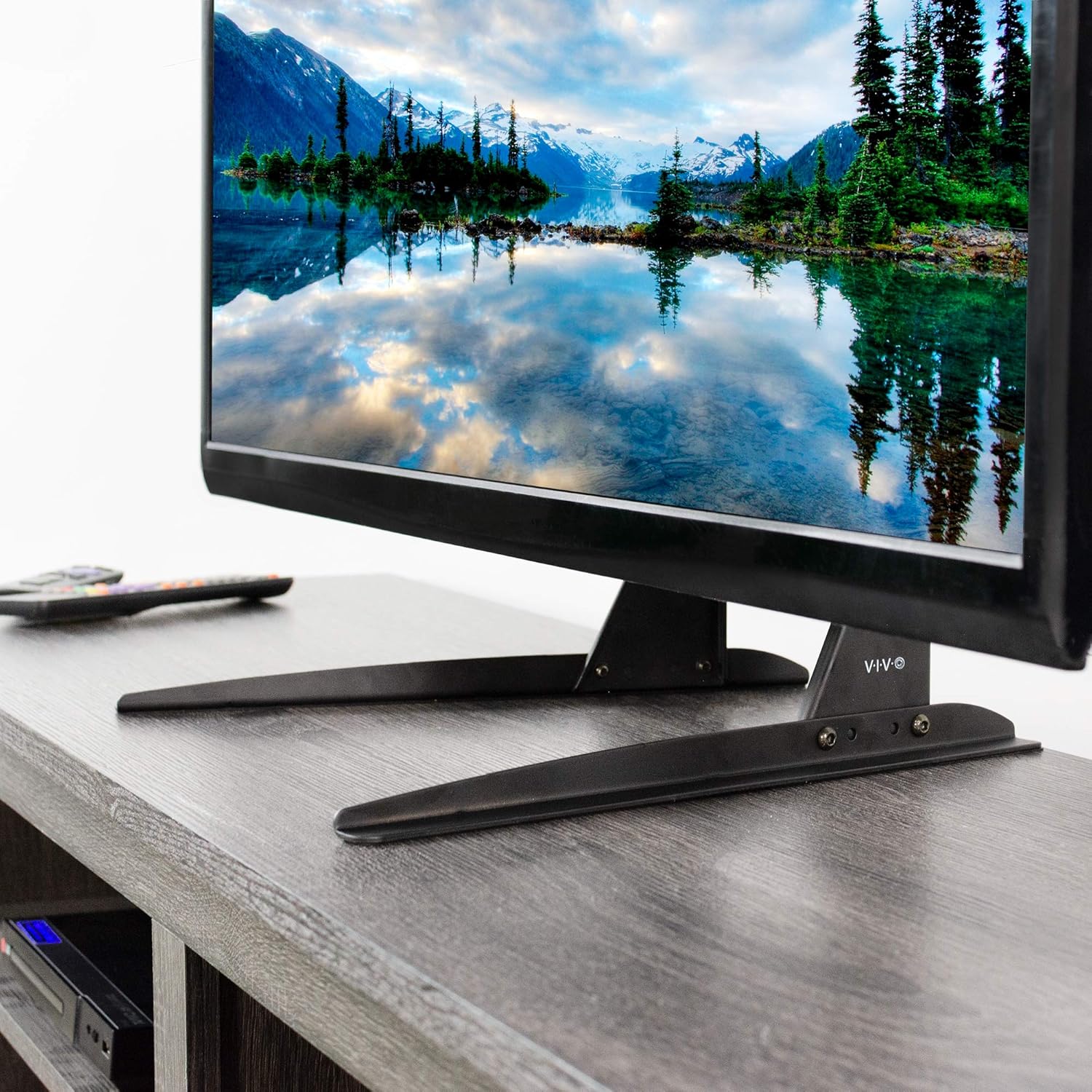 VIVO Universal Tabletop TV Stand for 22 to 65 inch LCD Flat Screens | VESA Mount with Hardware Included: Home & Kitchen