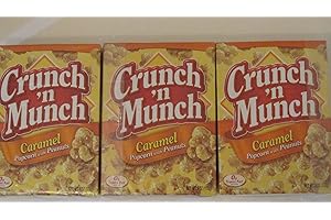 Crunch 'N Munch Caramel Popcorn, 6-Ounce Boxes (Pack of 3) by Crunch 'n Munch