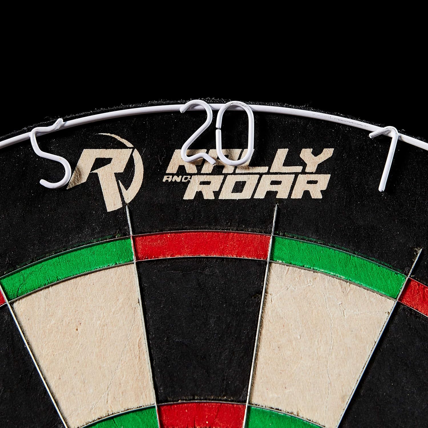 Dartboard Game with Mounting Brackets, 18” by Rally and Roar - Bristle Dart Board for Bars, Arcades, Billiard Rooms, Bedroom, and Game Room - Pro, Recreational, or Competition : Sports & Outdoors