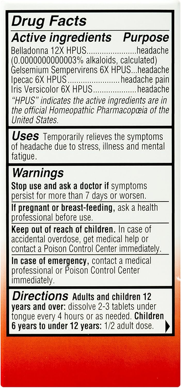 Hyland's Headache Tablets, 100 Tablets: Beauty