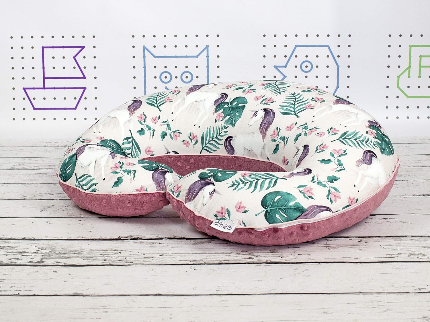 unicorn nursing pillow