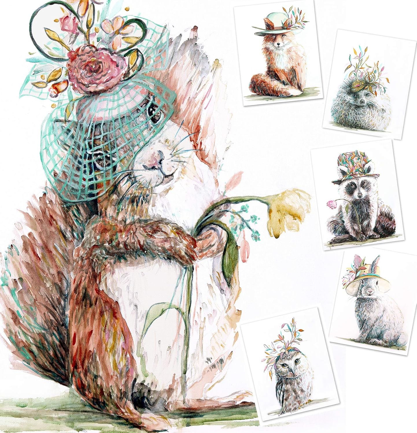 nursery watercolor prints