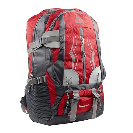 Finer Trecking Bags|Rucksack Backpack|Mountain Bags|Rucksack for Men | treckking Bags for Travelling Stylish| 45 ltrs Red