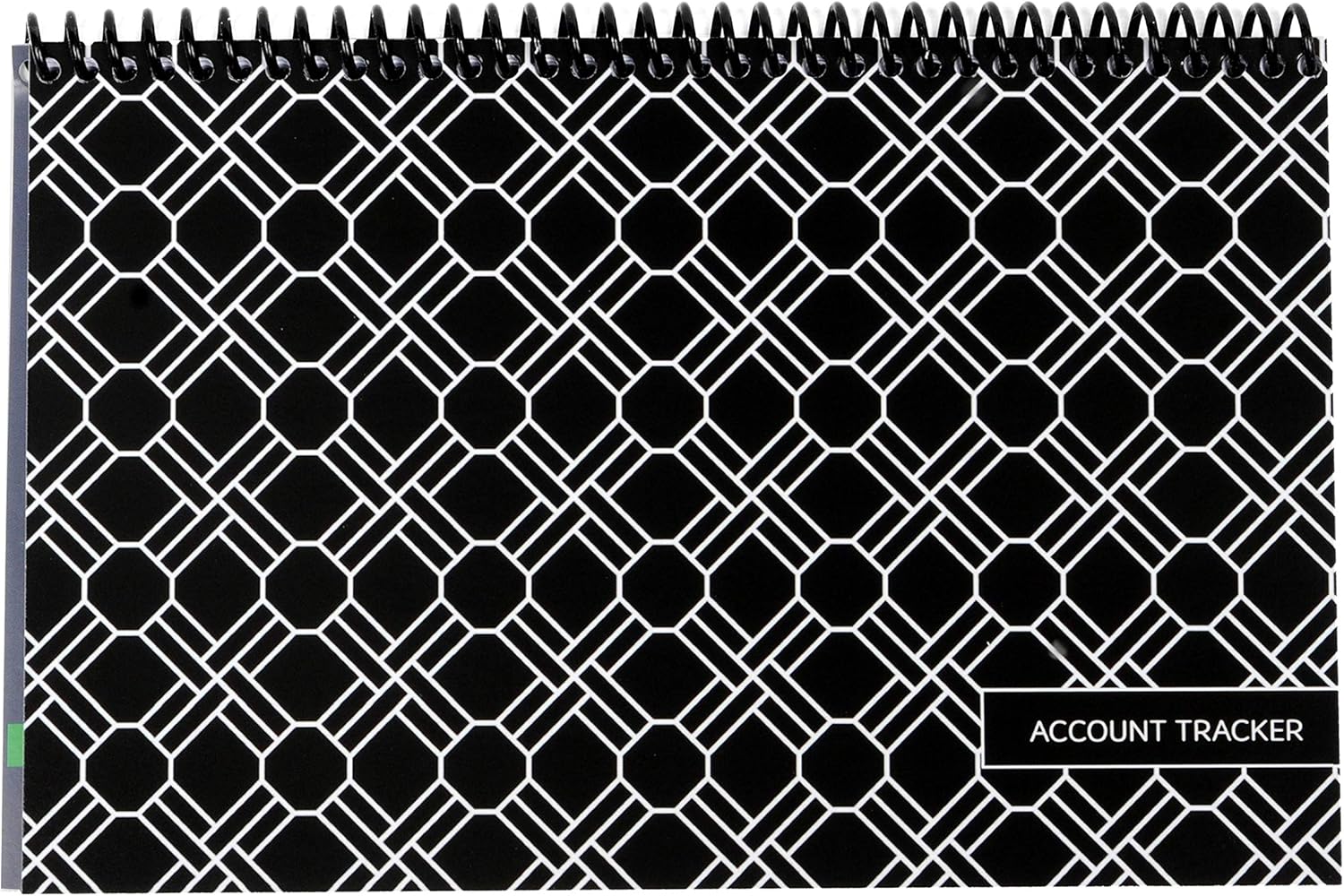 Superior Check and Debit Card Register - Simple Account Tracker - W I D E Edition - Black 8.5 inch x 5.5 inch : Office Products