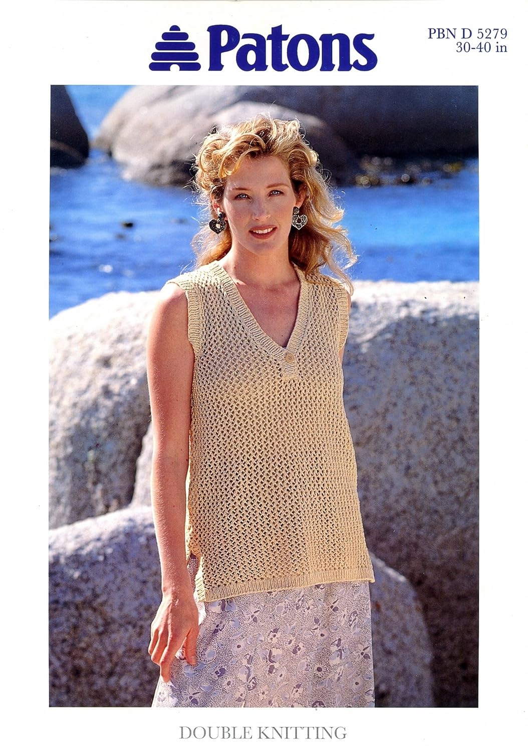 Amazon Com Patons Long Sleeveless Top Knitting Pattern In Amazon Com Patons Long Sleeveless Top Knitting Pattern In