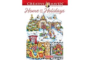 Creative Haven Home for the Holidays Coloring Book
