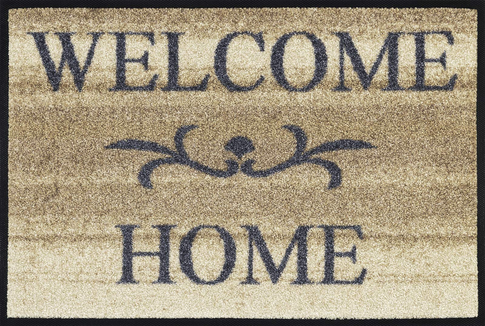 wash+dry Door mat, Polyamide, Beige, 40/60