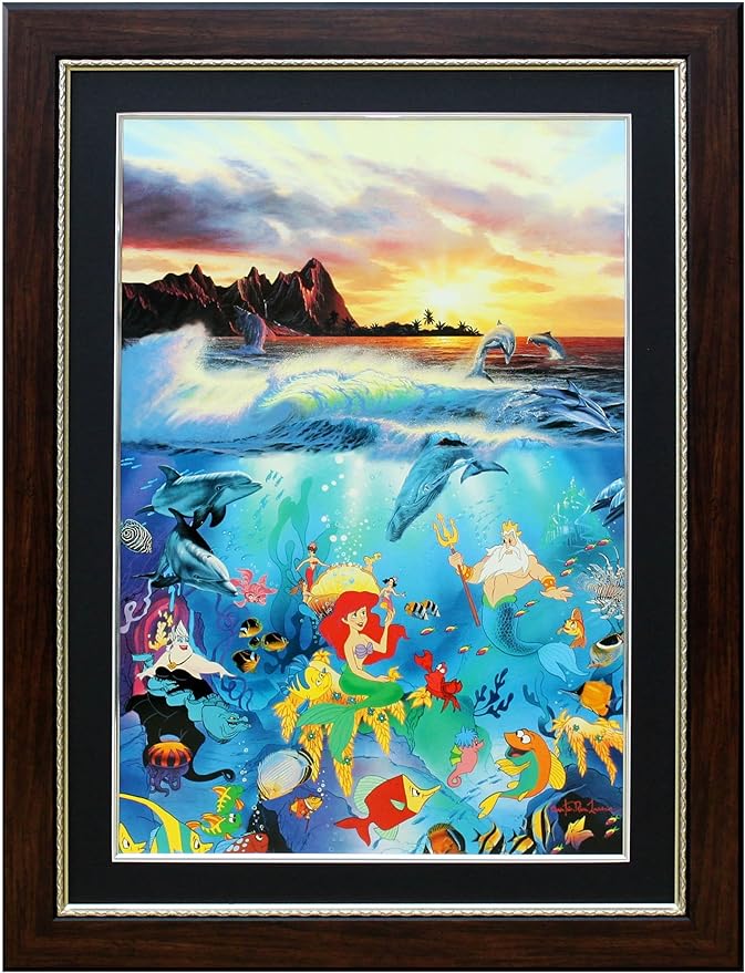 宅配便配送 Disney Christian Lassen ポスター ラッセン ディズニー 絵画 タペストリ Www Londonwineshippers Co Uk