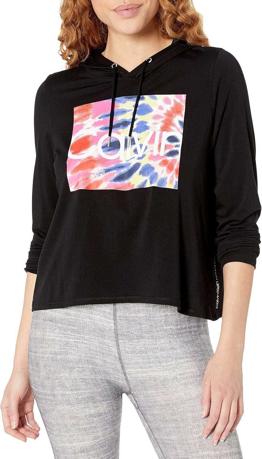 calvin klein box logo hoodie