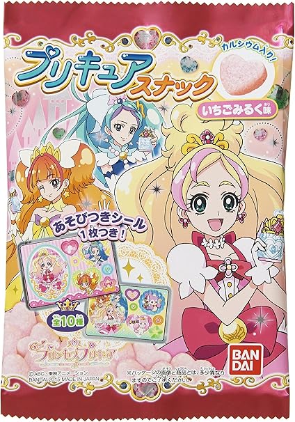 Amazon プリキュアスナック いちごみるく味 23g 袋 東ハト スナック菓子 通販
