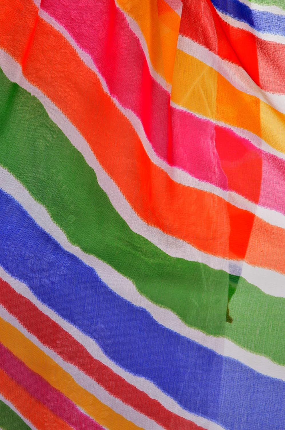 weavers villa&reg; printed faux chiffon dupattas multicoloured women's dupatta , scarf, stole