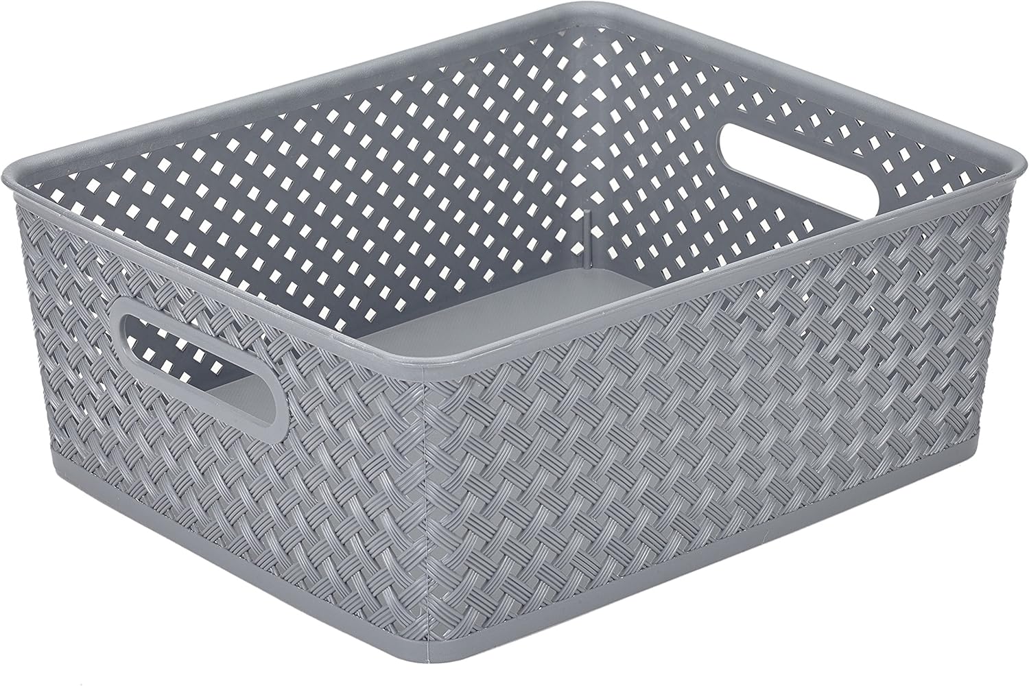 Simplify Bins/Totes Resin Wicker Storage Medium