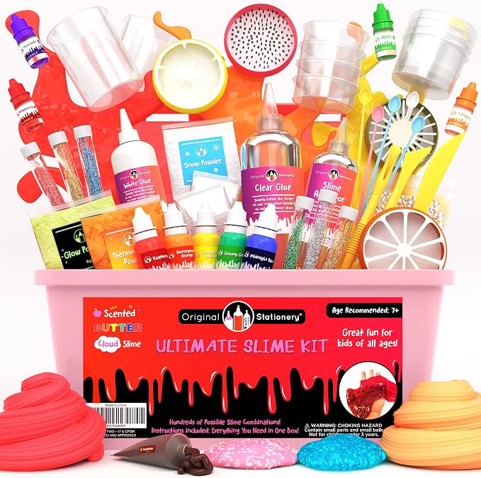 Original Stationery Ultimatives Schleim Set Schleim Zum Selber Machen Fur Madchen Und Jungen Inklusive Einhorn Glitzer Und Wolkenschleim Slime Set Zum Sofort Loslegen Inklusive Anleitung Amazon De Spielzeug