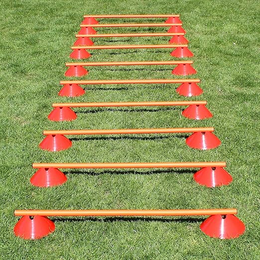 SPORTIKEL24 Cavaletti Mini-Hürden 10er Set - Agility Training Für Hunde