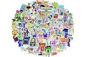 Sprunki Stickers, Sprunki Toys Sticker for Birthday Gifts, Waterproof Stickers for Kindle Laptop, Phone, Suitcase, Water Bott