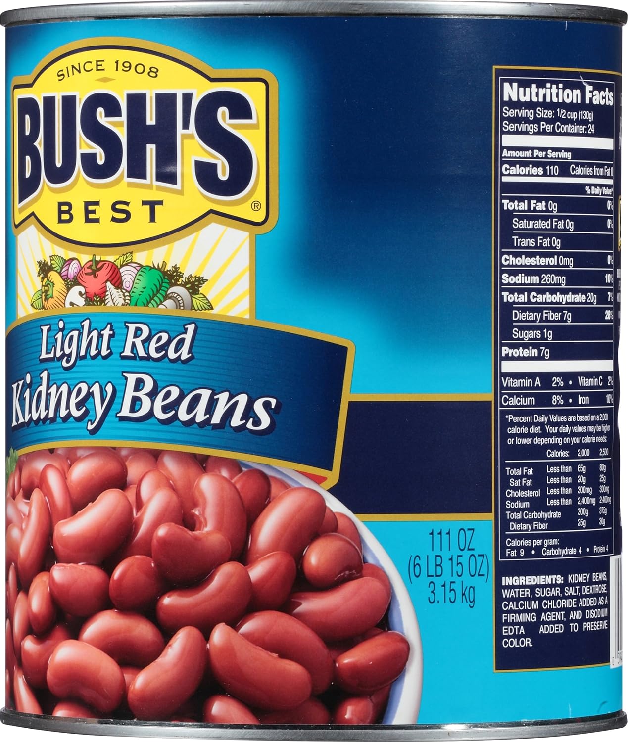 Bushs Light Red Kidney Beans Nutrition Runners High Nutrition