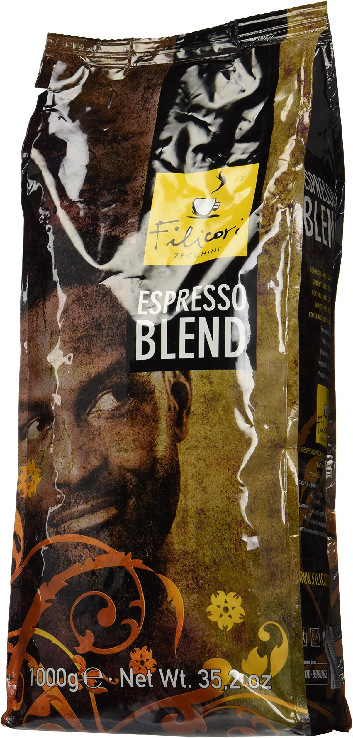 Filicori Zecchini Whole Bean Coffee - Espresso Blend - 2.2lbs (1000g)