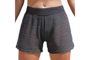 Womens Lace Bikini Bottoms Lined Swim Shorts Tankini Swim Briefs