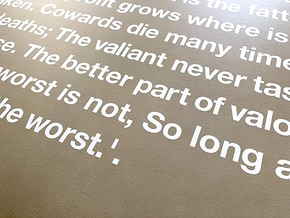 Amazon Co Jp 7e8デザイン インテリアのためのデザインポスター 額装なし Shakespeare シェイクスピアによる16の 名言 ホーム キッチン