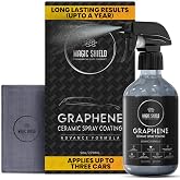 Magic Shield Graphene Ceramic Spray Coating for Cars, 9 fl oz | Quick spray-on application; long-lasting hydrophobic protection; maximum gloss and shine; also suitable for boats and bikes