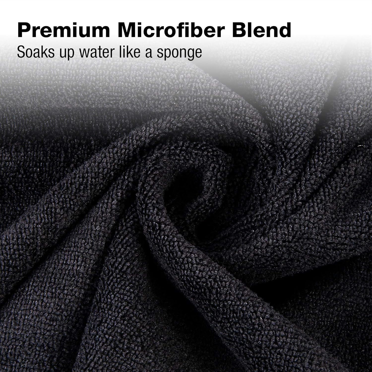 Eurow Professional Salon Towels Gentle and Soft Microfiber Hair Drying 16 x 29 Inches 10 Pack : Beauty