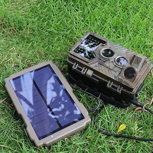 thumbnail image 2 of SUNTEKCAM Trail Camera Solar Panel With 3000mAh Battery - 12V/1A & 6V/2A Output, IP66 Waterproof For Hunting 2 of 10