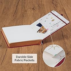 Thick Lined Journal Notebook with Pen, 360 Pages