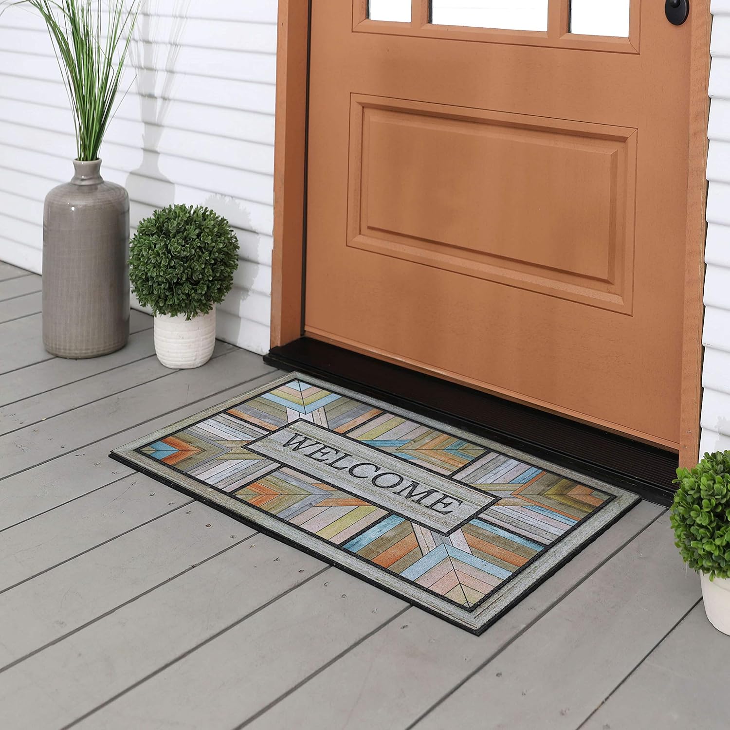 Mohawk Home 4594 18573 018030 EC Colorful Roots Doormat, Brown