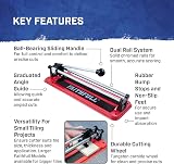Faithfull 300mm Tile Cutter Manual Dual Rail Wall Floor Quarry Tiles 10mm view 4