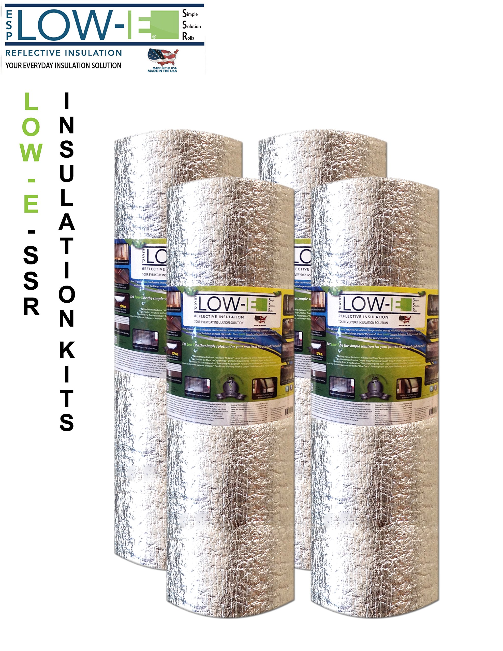 4 PACK Wholesale Lot ESP LowE® SSR Reflective Foam Core Insulation