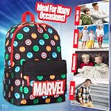 Marvel Spider-Man Backpack Kids Teens Rucksack School Bag Black AOP view 5