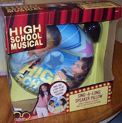 Amazon Com High School Musical Sing A Long Speaker Pillow Home