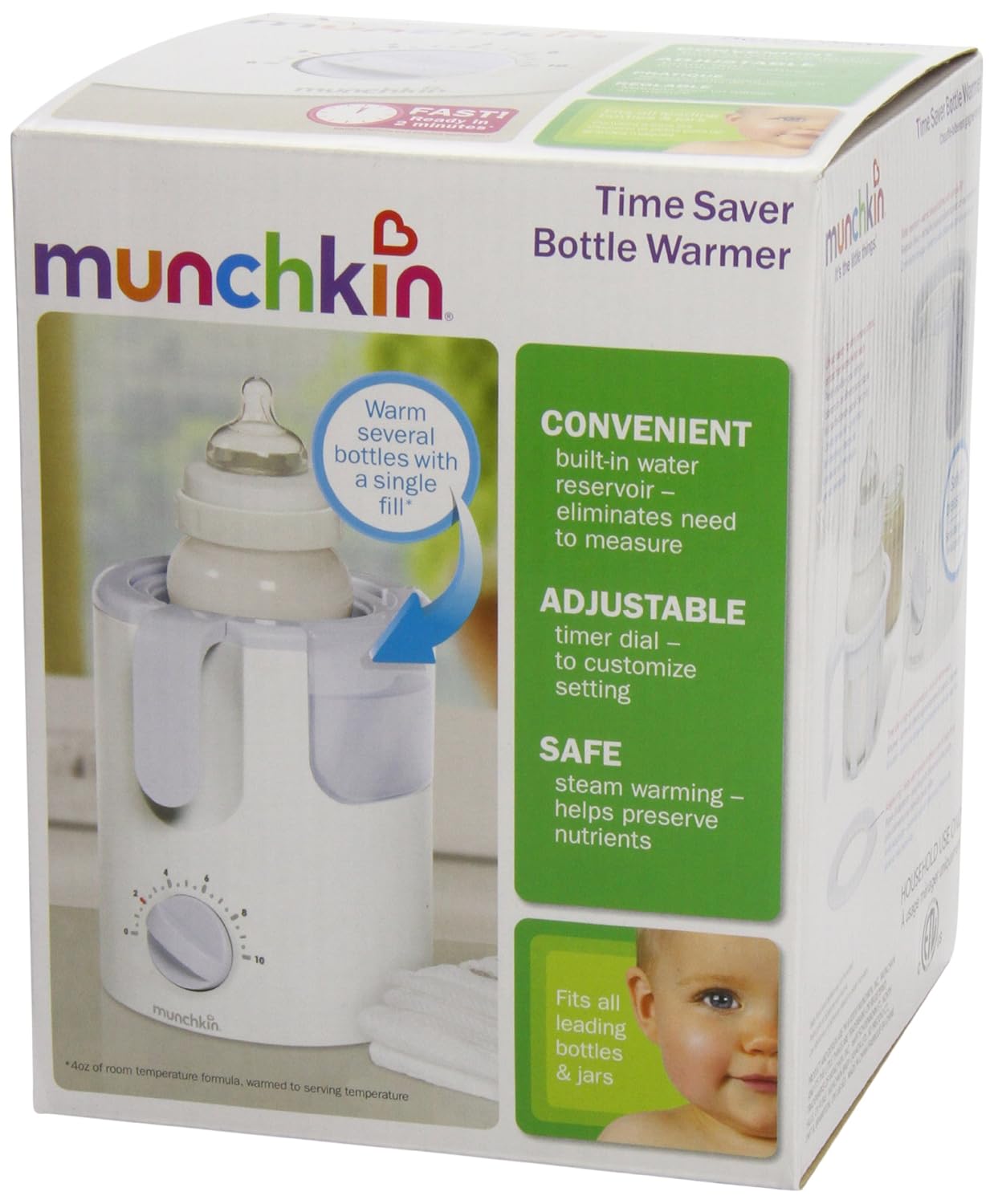munchkin bottle warmer 2 oz