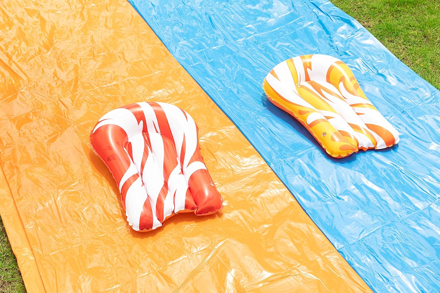 JOYIN 20ft x 62in Slip and Slide Water Slide with 2 Bodyboards, Summer Toy with Build in Sprinkler for Backyard and Outdoor Water Toys Play: Toys & Games