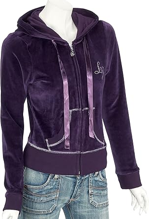 lipsy velour hoodie