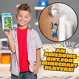 Minecraft Kids Keyrings and Silicone Wristband Set Creeper 4 Pack view 2