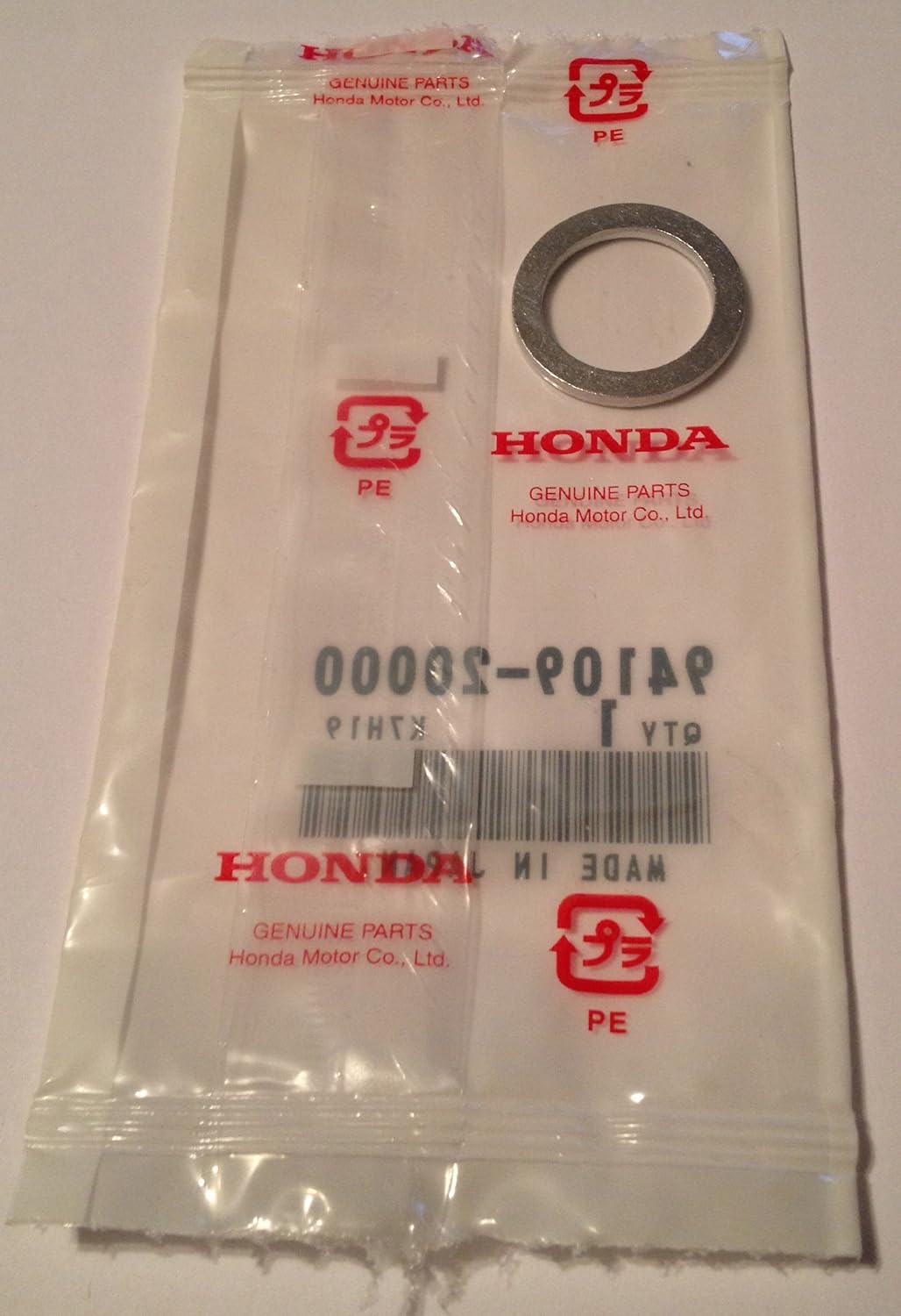Honda Genuine OEM Rear Differential Drain/Fill Plug Washer - 94109