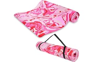 Victor Fitness Eco friendly yoga mat made from a premium TPE material that provides non-slip texture perfect for indoor and outdoor workouts. Great for hot yoga, pilates, and Bikram