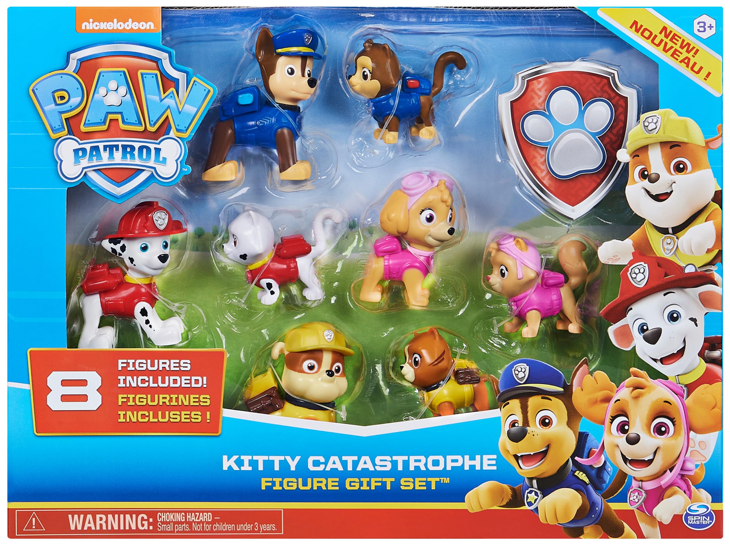 PAW Patrol Kitty Catastrophe Gift Set with 8 Collectible Figures, for Kids Aged 3 and Up