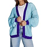 Cakulo Womens Oversized Chunky Cardigan Sweaters Open Front Long Cardigans Fall Coatigan 2025 Knit Sweater Coats