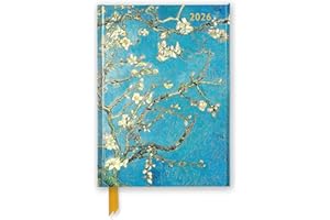 Vincent van Gogh: Almond Blossom 2026 Luxury Diary Planner - Page to View with Notes
