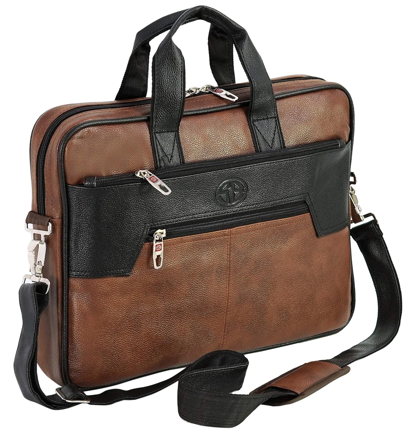 Storite PU Leather 14 Inch Laptop Messenger Shoulder Sling Office