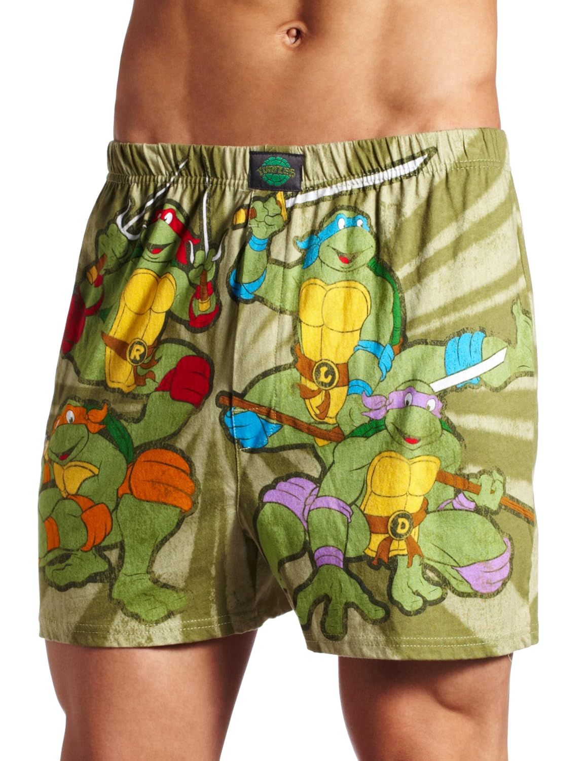 Teenage Mutant Ninja Turtles Men's TMNT Retro Awesome