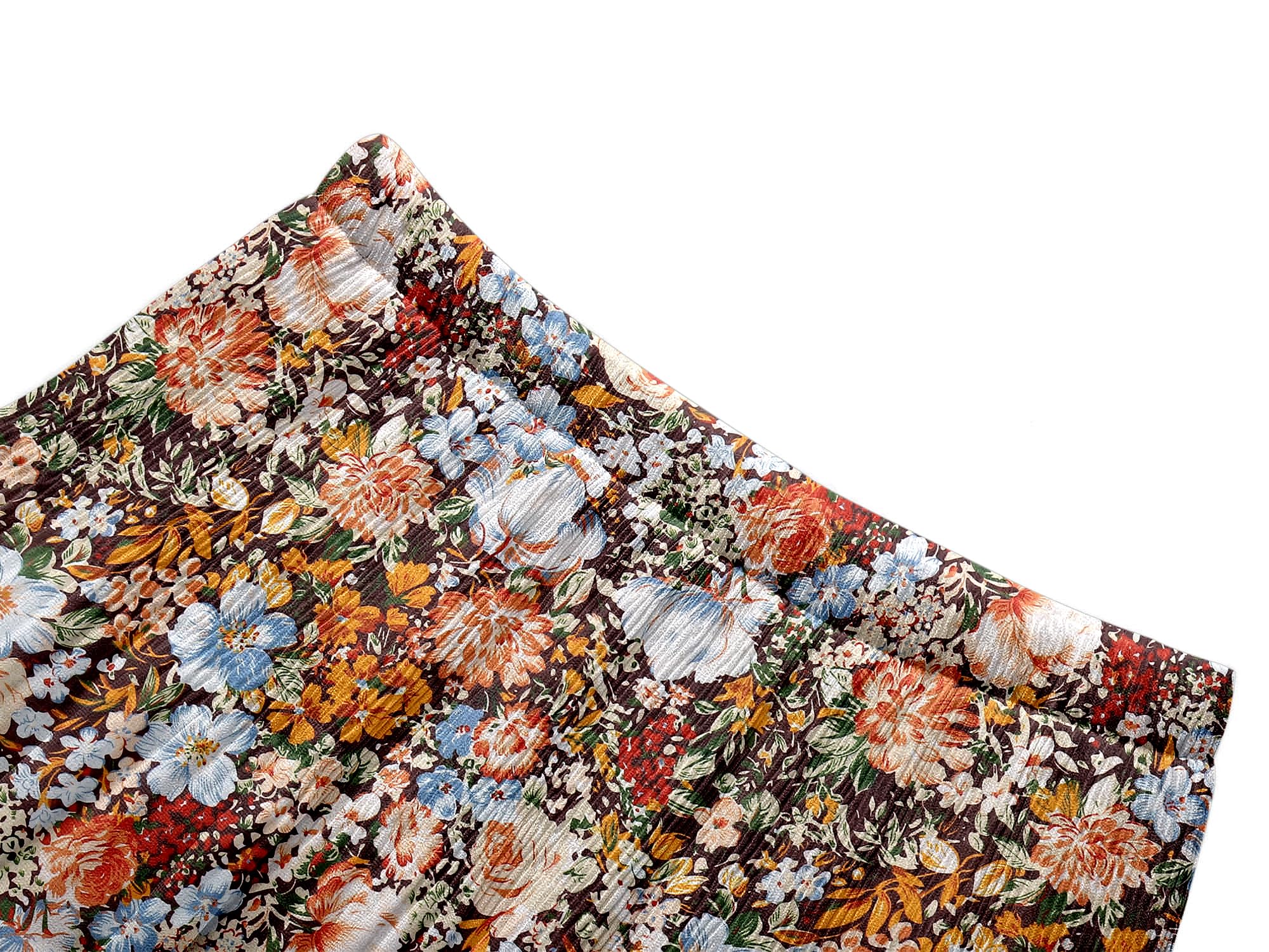 NASHALYLY Women's Chiffon Elastic High Waist Pleated A-Line Flared Maxi Skirts