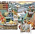 Jigsaw Puzzles for Adults, Christmas Puzzles,1000 Pieces for Jigsaw Puzzles for Adults,Winter Holiday Jigsaw Puzzles for Adults 1000 Pieces and Up, Christmas Puzzles Gift for Women &Mom