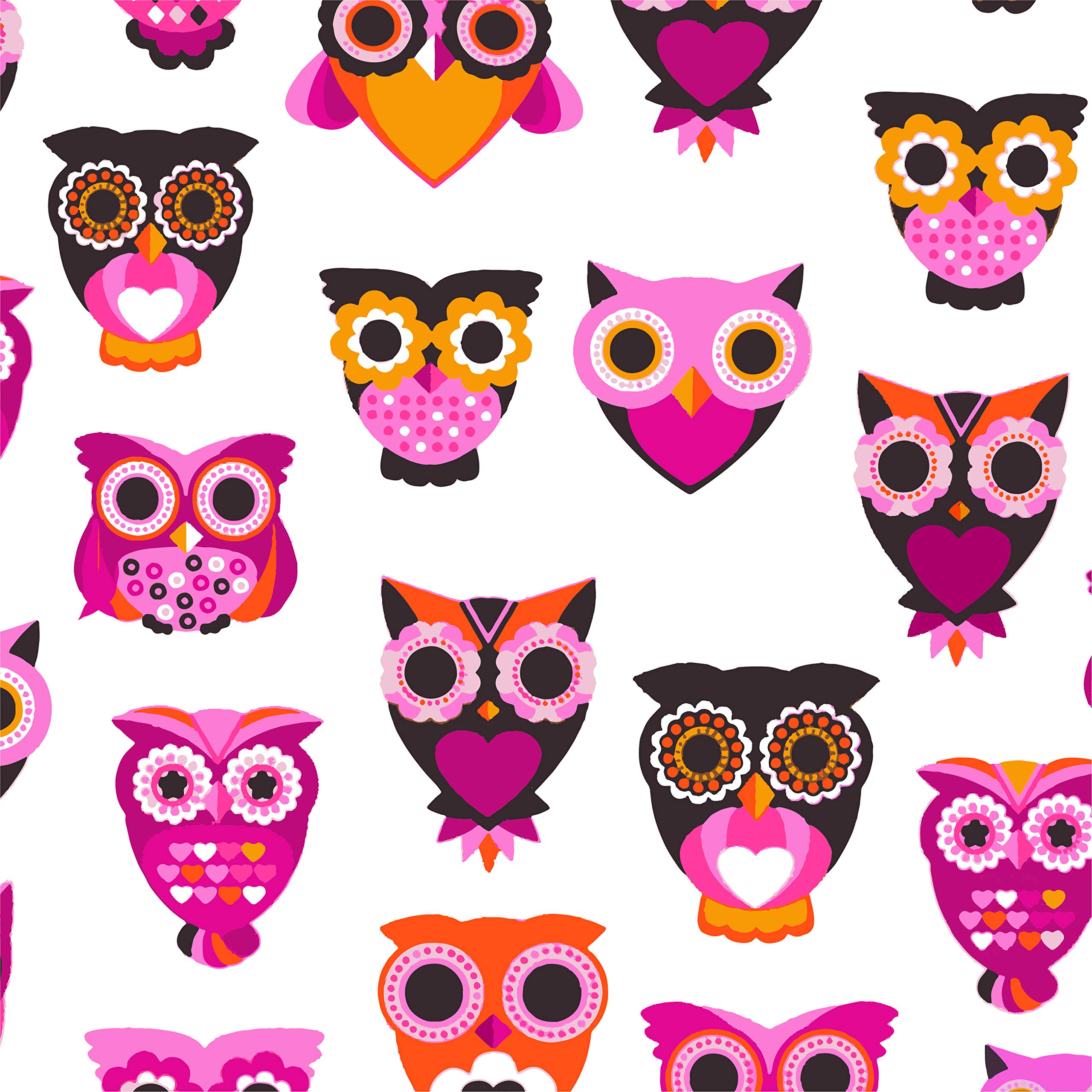 XL Go Optical Glasses Cleaning Microfiber Cloth 22 x 22cm Cute Owl Pattern Extra Large Microfibre Cleaner, 1 pc